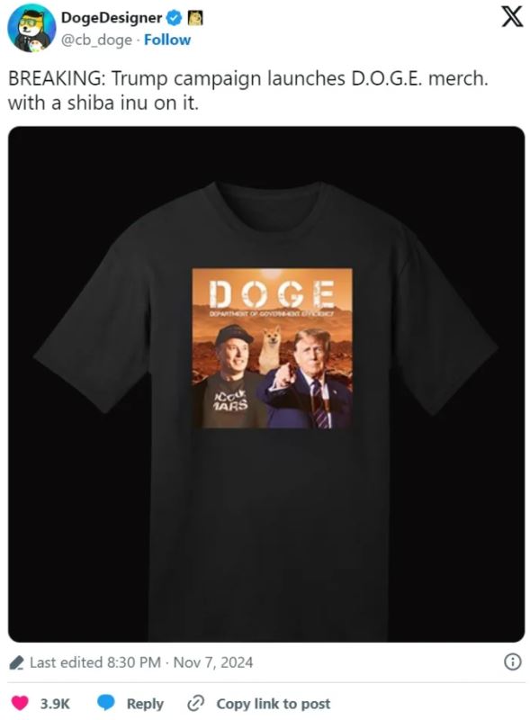 DOGE币是什么 Department of Government Efficiency能买吗-第5张图片-欧意下载