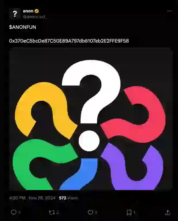 Base生态刮起隐私应用风，ANON市值能否突破1亿美元？-第3张图片-欧意下载
