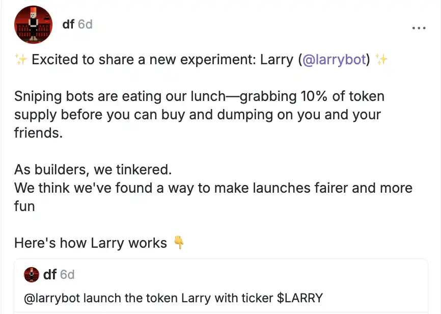 基因优良的Larry能否与Clanker一决高下？-第1张图片-欧意下载