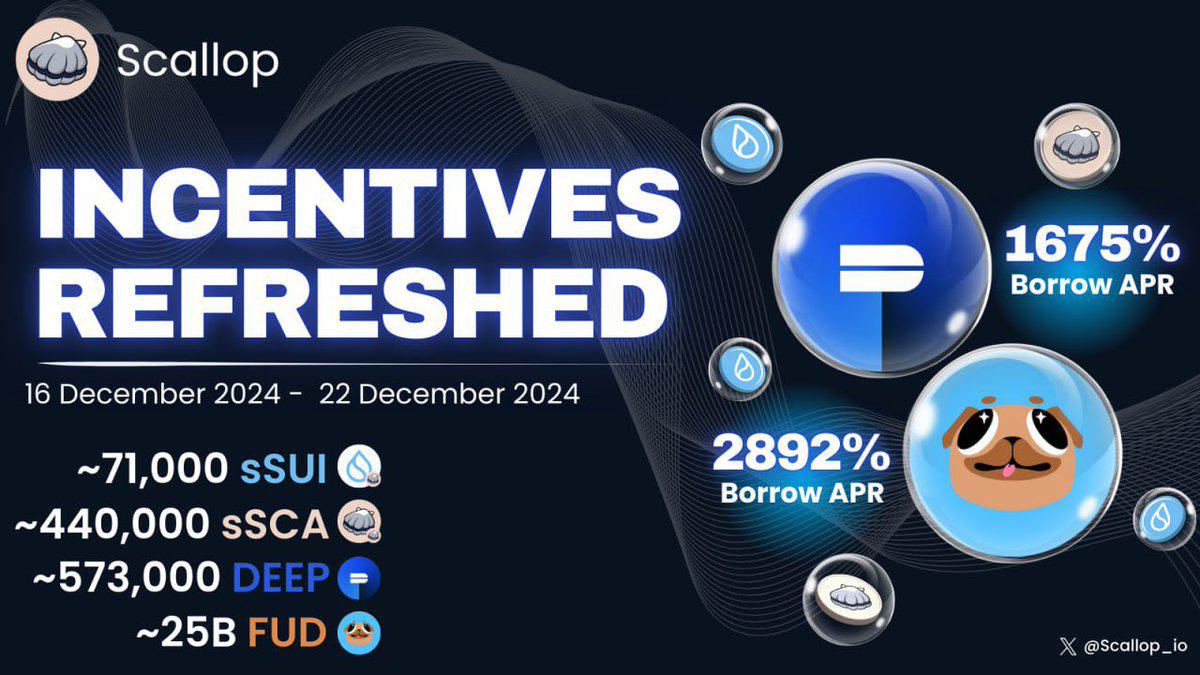 Scallop启动隔离资产池，首推$DEEP与$FUD-第1张图片-欧意下载